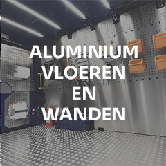 VANPRO aluminium vloeren vloerbekleding wanden wandbekleding bedrijfswageninrichting